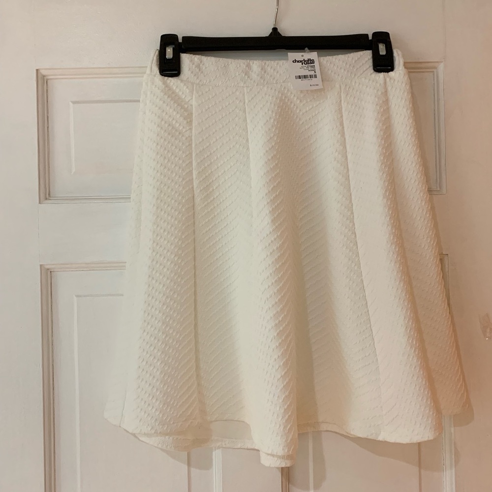 White Skater Skirt